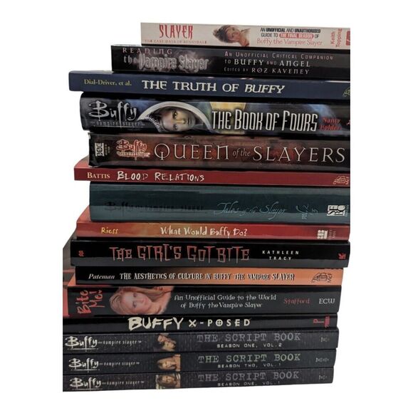 Buffy The Vampire Slayer Book Lot Of 29 Tales Script Guides Monster Gatekeeper - Picture 3 of 3